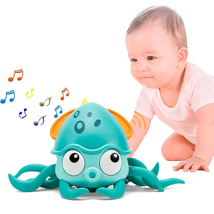 Caracatiță Interactivă cu muzică și lumini | CRAWLTOPUS