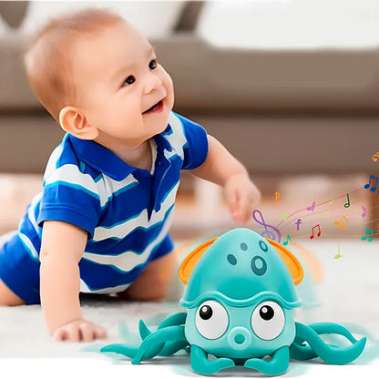 Caracatiță Interactivă cu muzică și lumini | CRAWLTOPUS