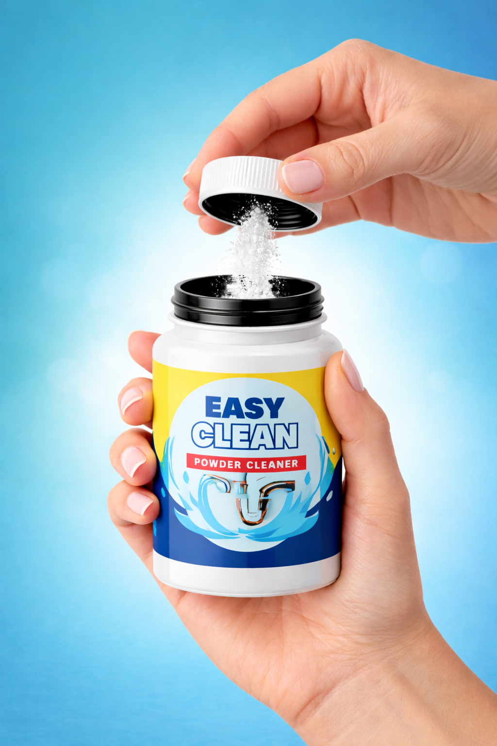 Soluție pentru curățat instant țevile de scurgere