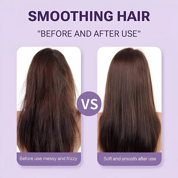 Placa reincarcabila de indreptat parul 2 in 1 cu pieptene | MINIGALM