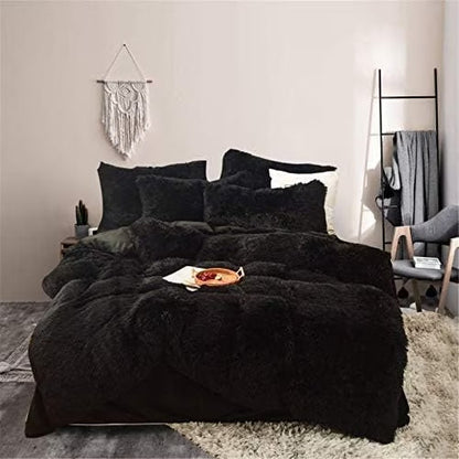 Lenjerie de pat moale și confortabilă Snuggbed - Negru (180x200 cm)